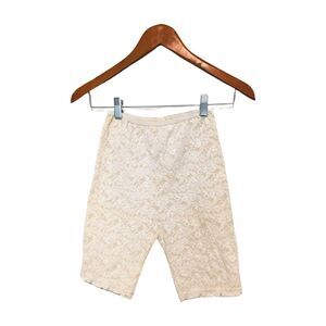 Vintage SHERMAN WhiteLace Bloomer Panties Shorts 50s 60s Stretch Lace Pants sz 7